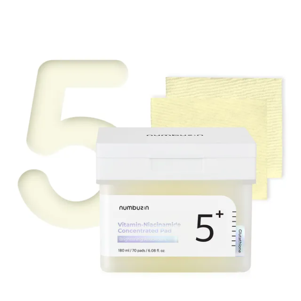 Numbuzin - No.5 Vitamin-Niacinamide Concentrated Pad (70 pads)